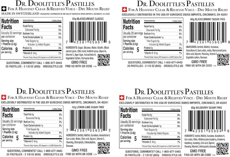 DOOLITTLE Dr. Doolittle's Sugar Free Pastilles Variety Pack - Image 2